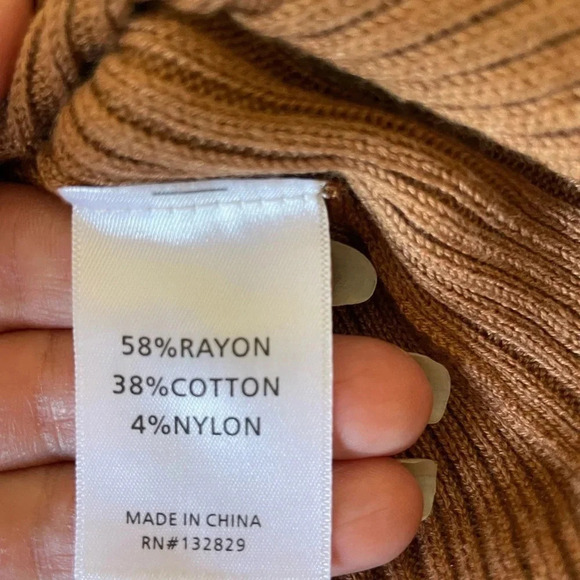 Revolve Majorelle Zena tan knit skirt - Picture 7 of 7